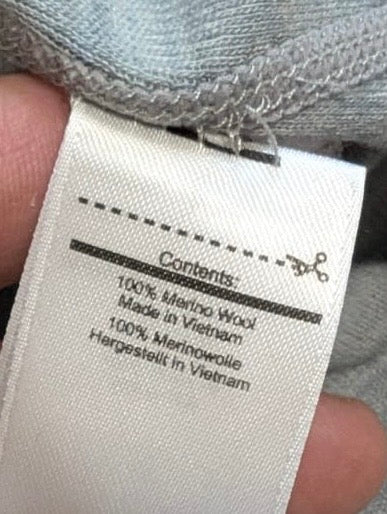 Pure Merino Longsleeve (L Damen) von Smartwool hellgrau Zipper