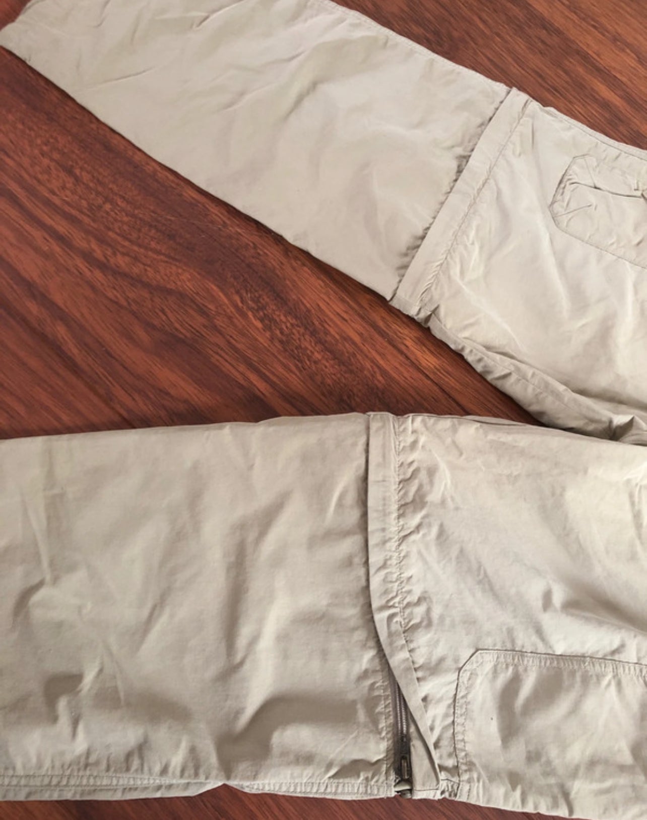 Outdoor Hose von Fjällräven (XXL / 44 Damen ) Zip-Off olive-beige