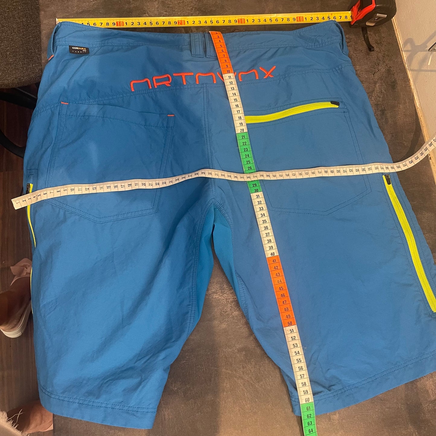 Merino Shorts von Ortovox (XL Herren) kurze Trekking Hose blau