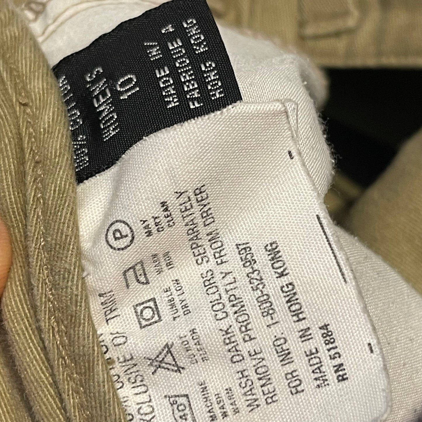 Hose aus Baumwolle von Patagonia (Damen S bis M) khaki -Senf