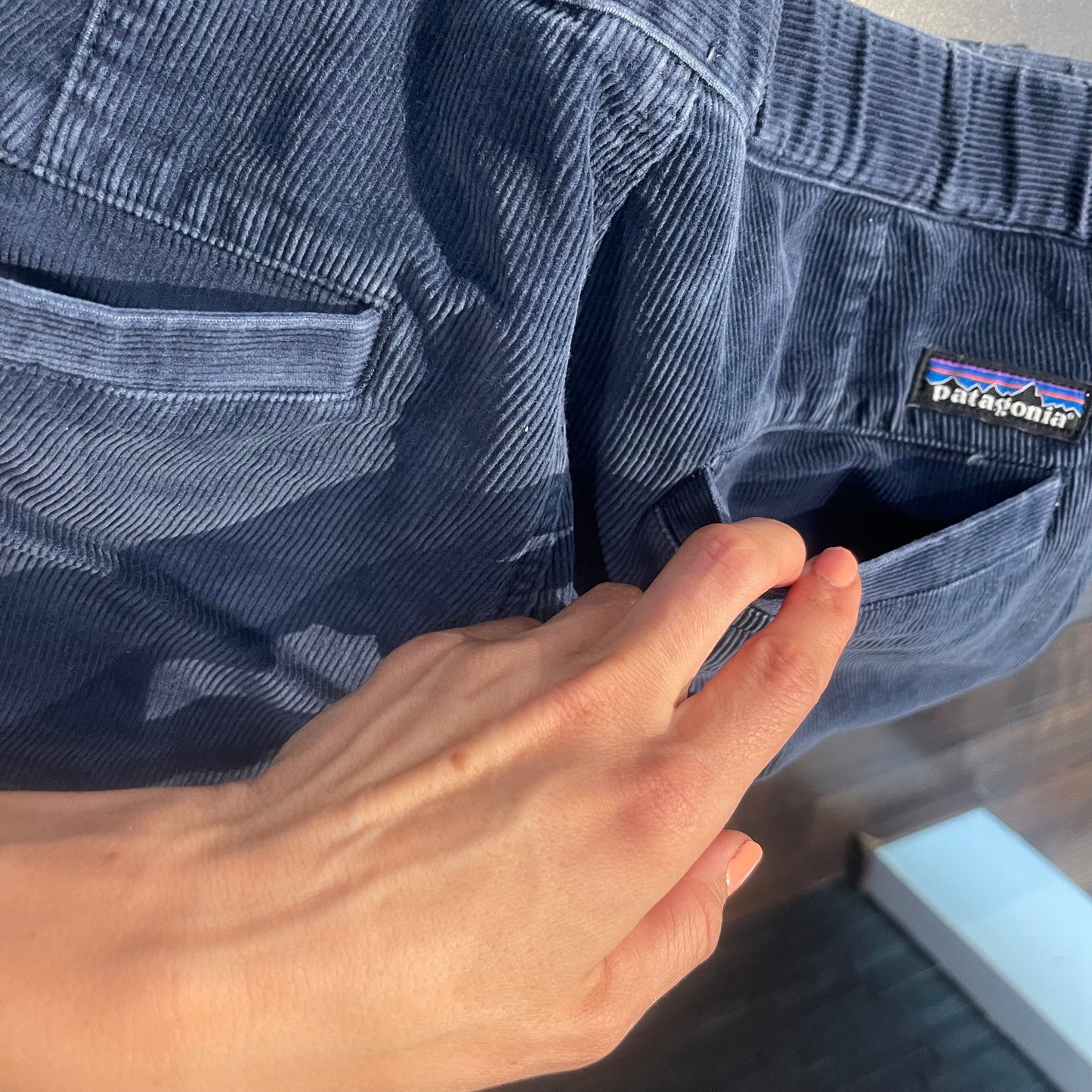 Cotton Shorts von Patagonia (M Herren) Cord dunkelblau