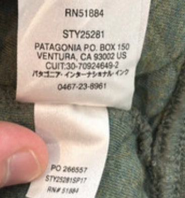 Patagonia Pullover (L Herren) Organic Cotton grün