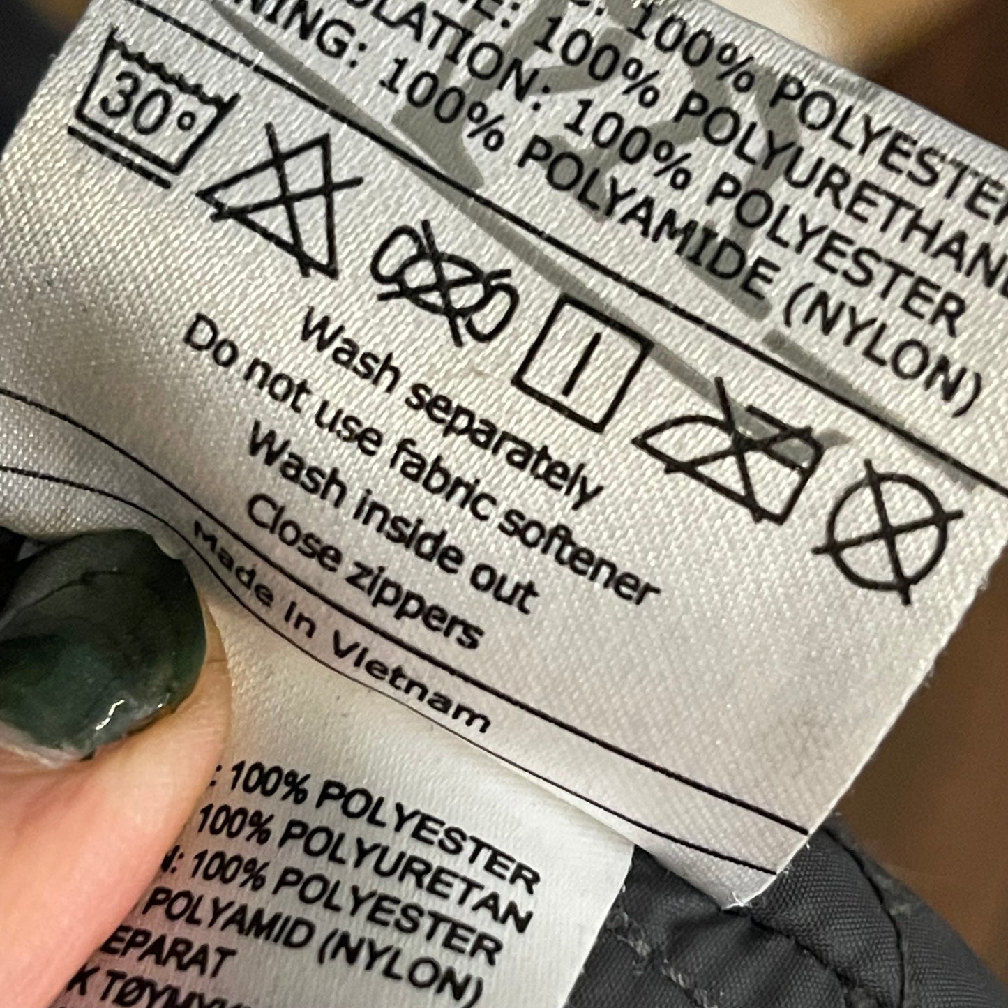 Parka von Bergans Regenmantel gefüttert (S Damen) in Graphit