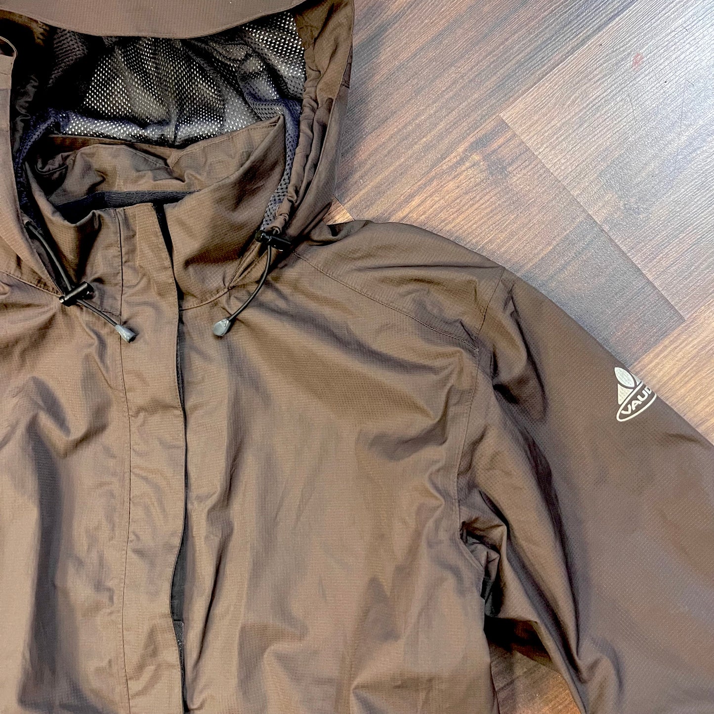 Funktions- Regen Jacke von Vaude (M Damen) braun