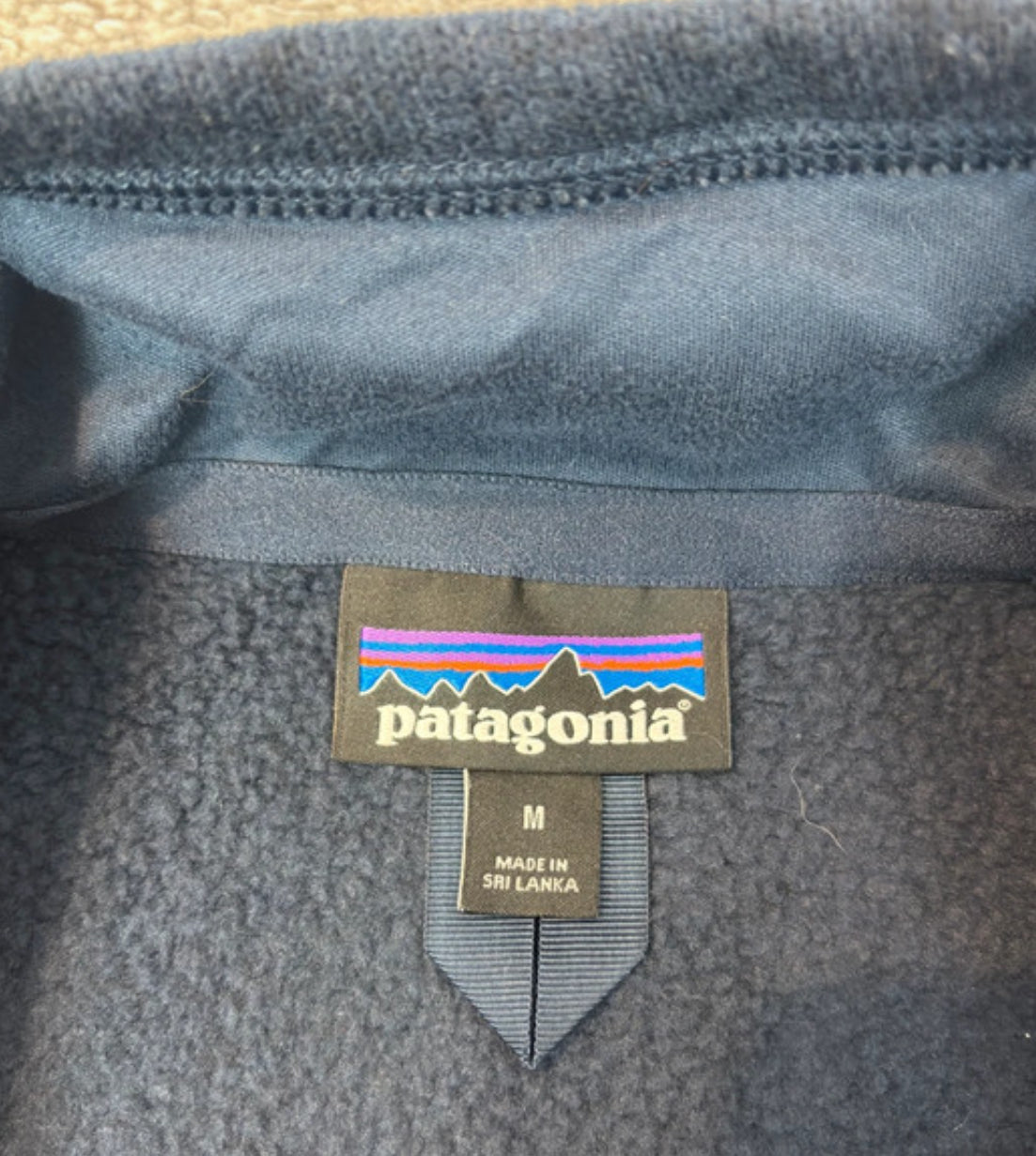 Strickoptik Weste von Patagonia (M Herren) Better Fleece dunkelblau