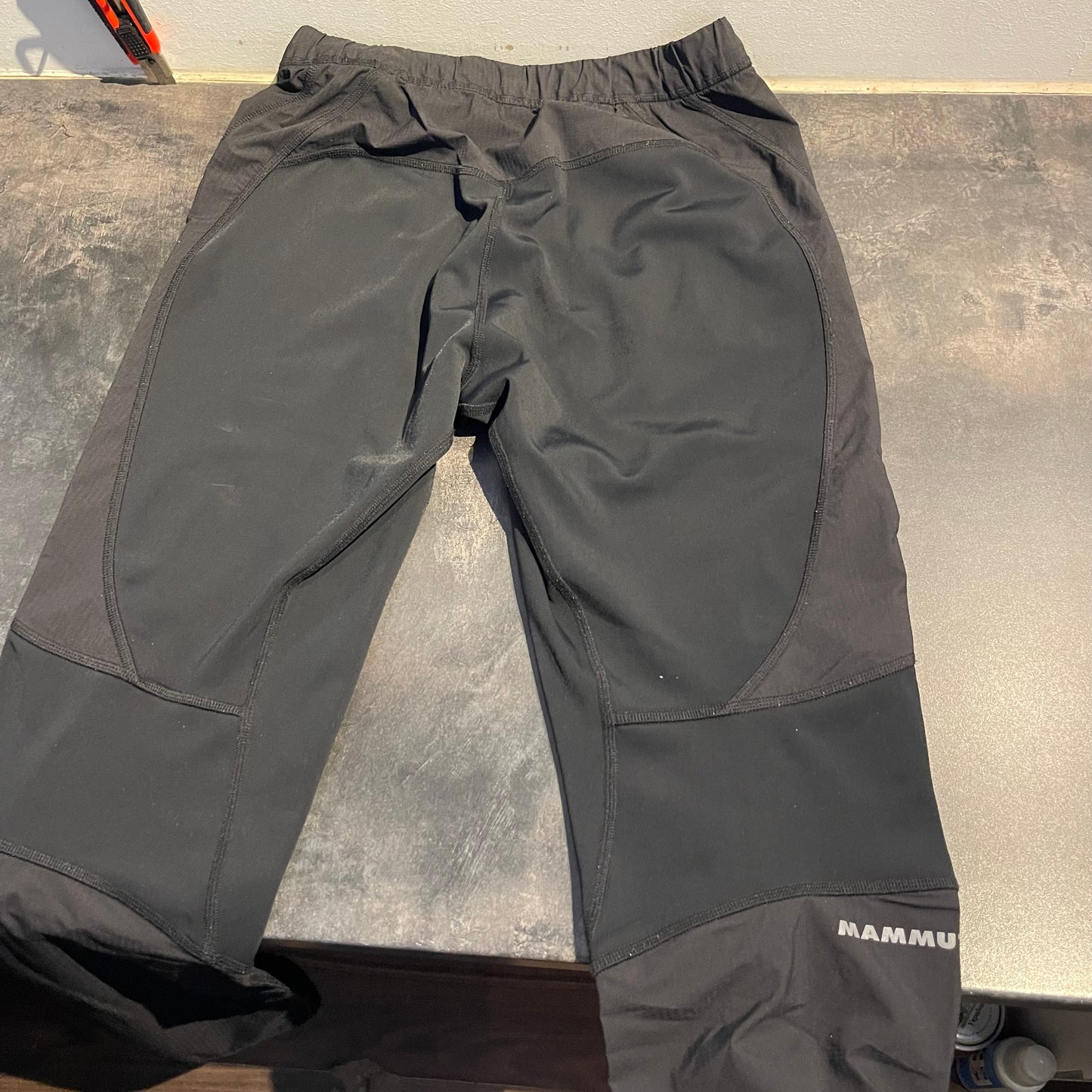 Elastische Trekking Hose Mammut (S Damen, Herren) wasserdicht schwarz