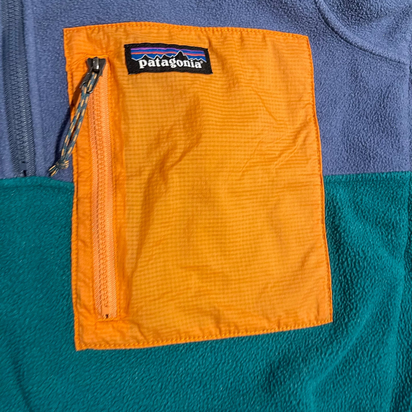 Fleece Pullover Patagonia (S-M Herren/ L Damen) blau- grün