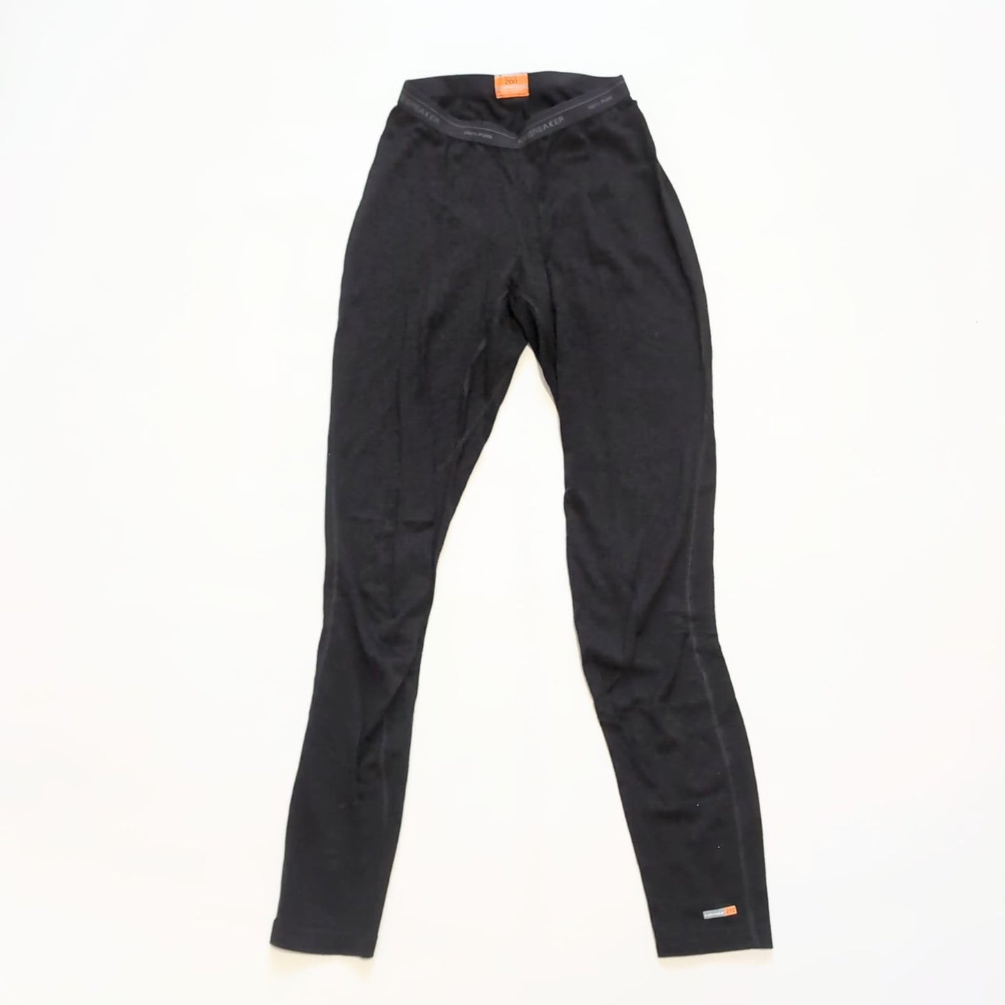 Lange Unterhose von Icebreaker Merino 200 (XS Damen) Leggins schwarz