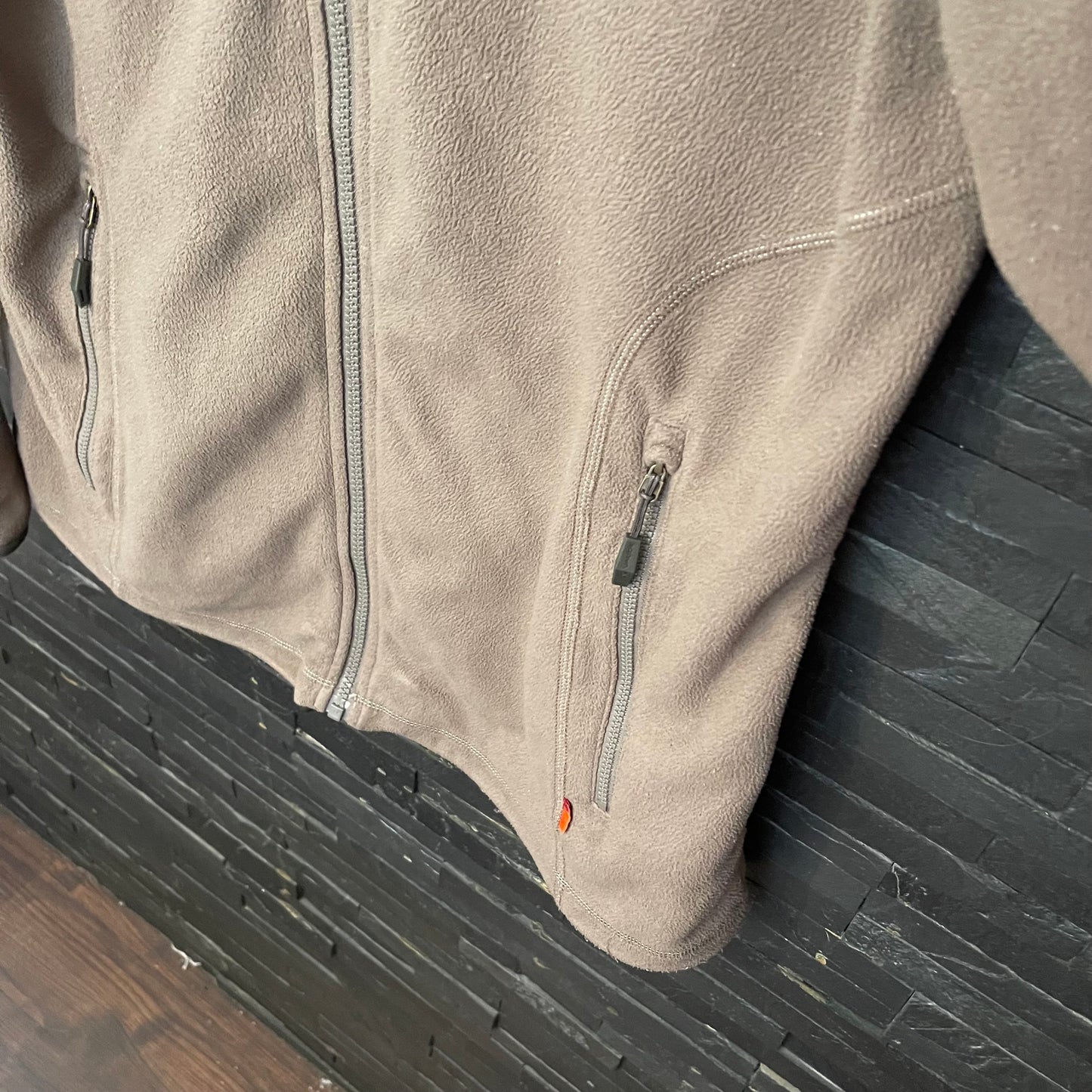 Vaude Zipper Jacke ( Damen XL /Herren M-L) Fleece braun