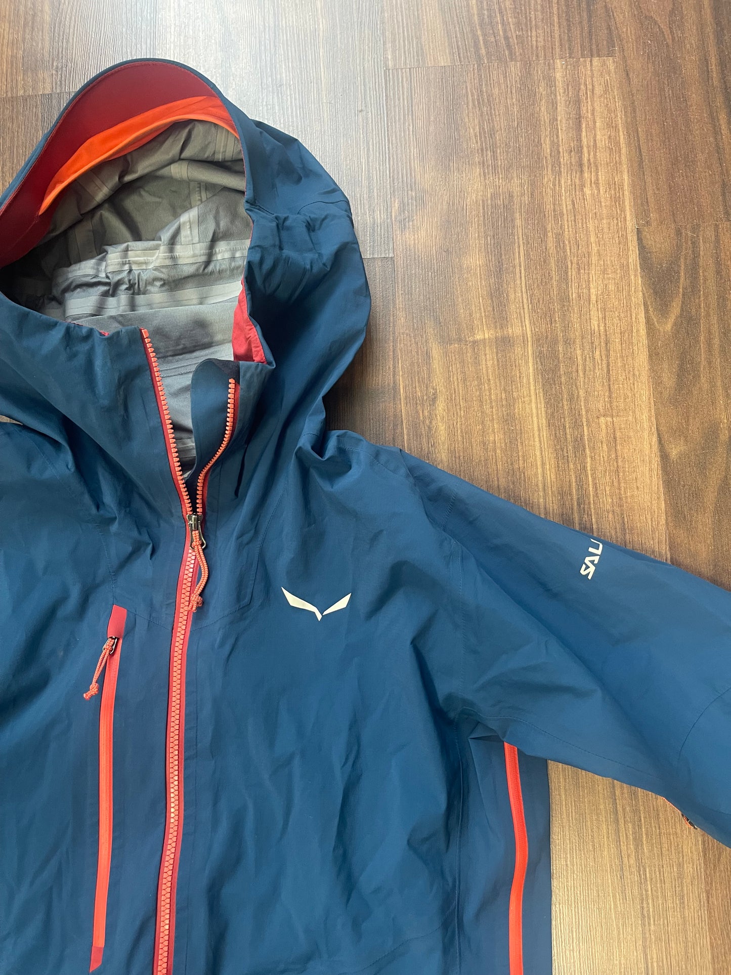 Regen Jacke von Salewa (XL Damen) Hardshell blau