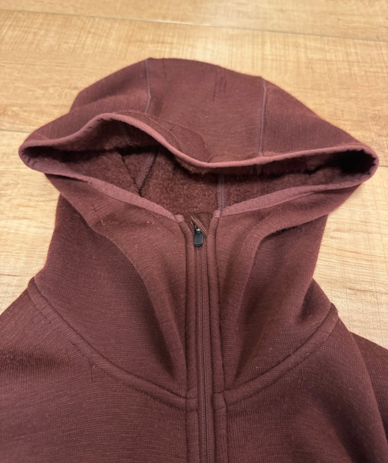 Kapuzen Jacke von Icebreaker (S Damen) Merino 360 rot-braun