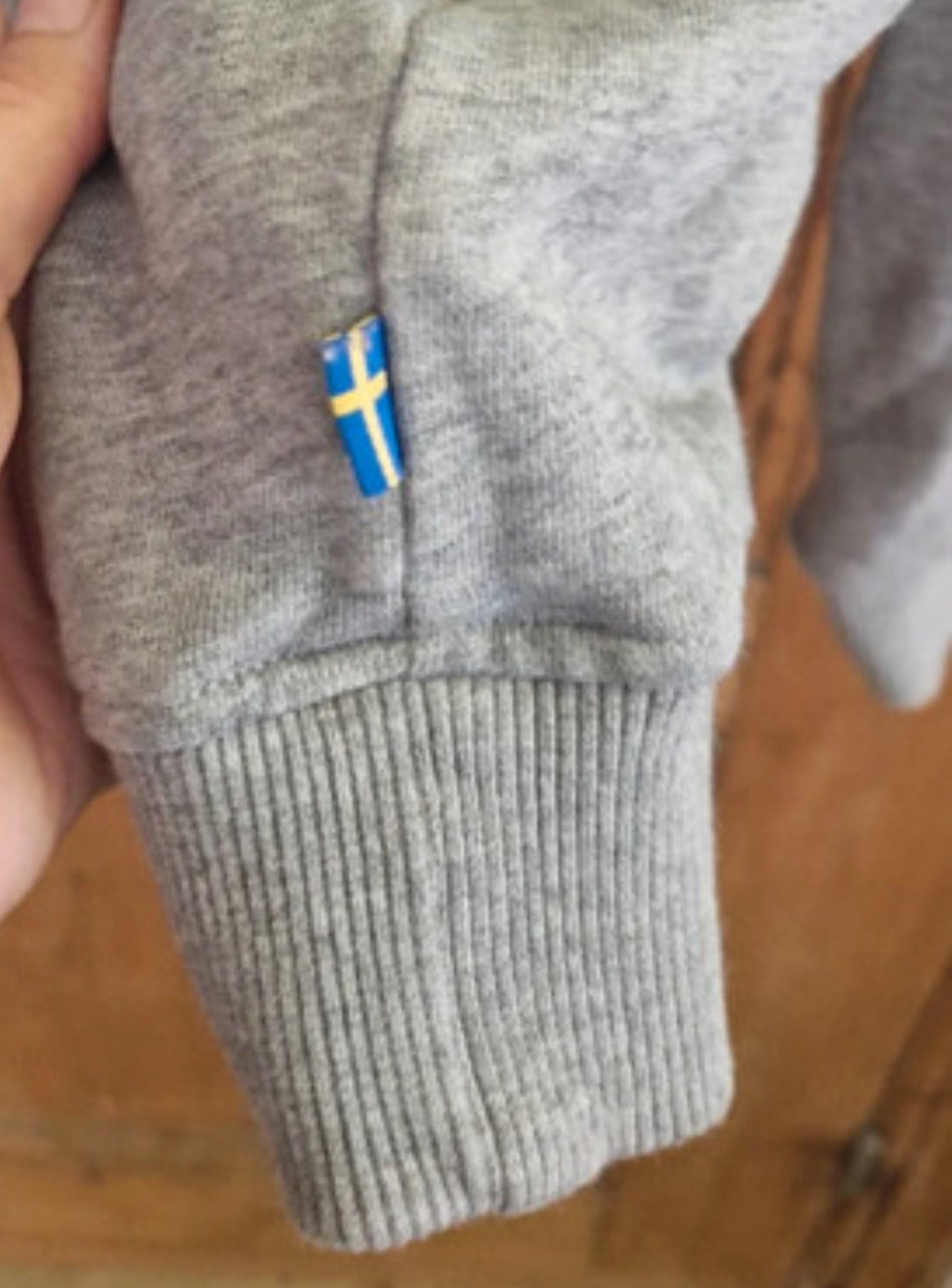 Fjällräven Vardag Sweater (M Herren) Pullover Bio-Baumwolle grau