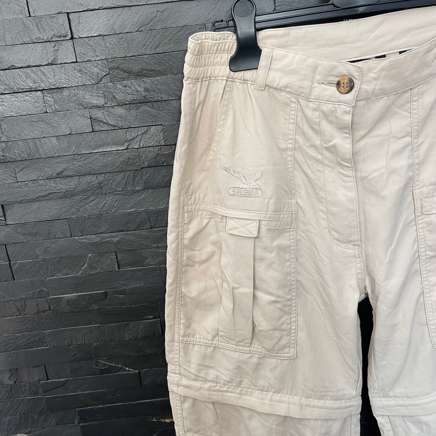 Zip Off Hose von Salewa ( L /XL Damen ) hell-beige