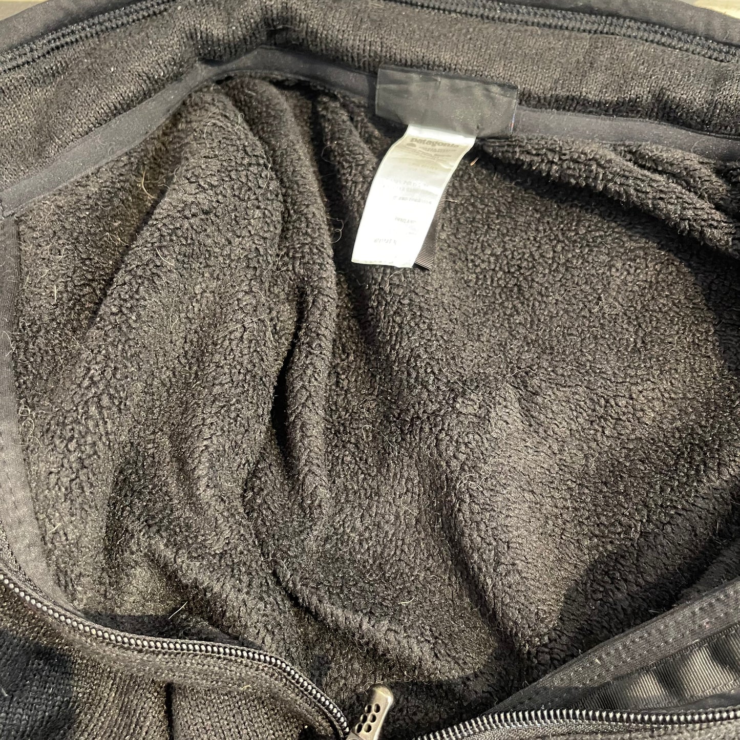 Fleecejacke von Patagonia (L Damen) Zipper Sweatshirt Better Sweater schwarz