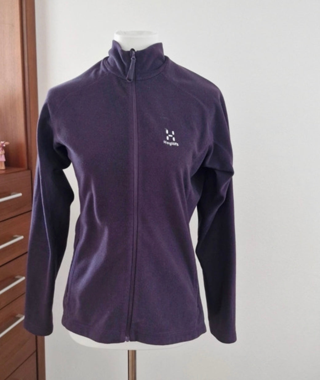 Fleece Jacke von Haglöfs (Damen M) Polartec lila