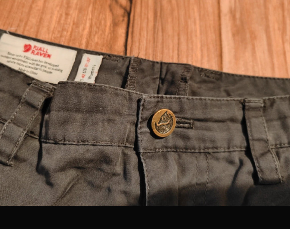Wander Hose von Fjällräven (L -XL / 42) Damen dunkelgrau
