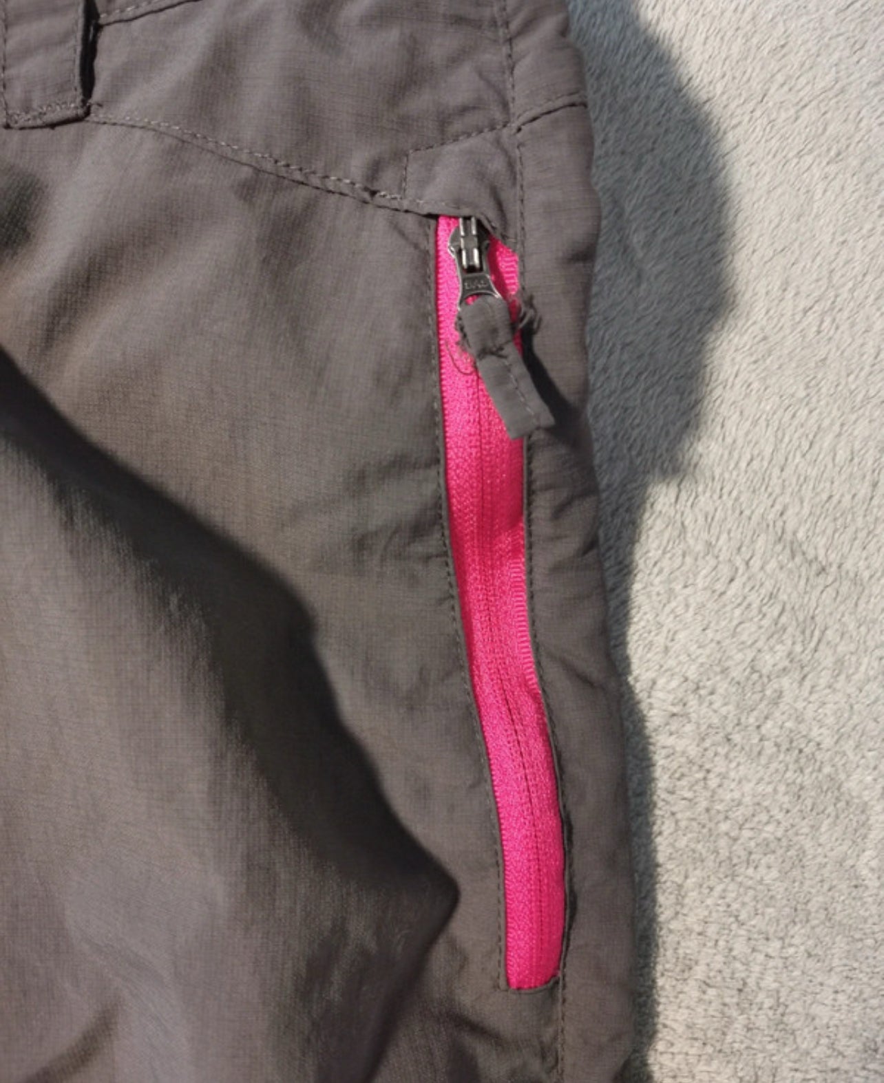 2in1 Wander Hose (Damen M ) Zip Off grau