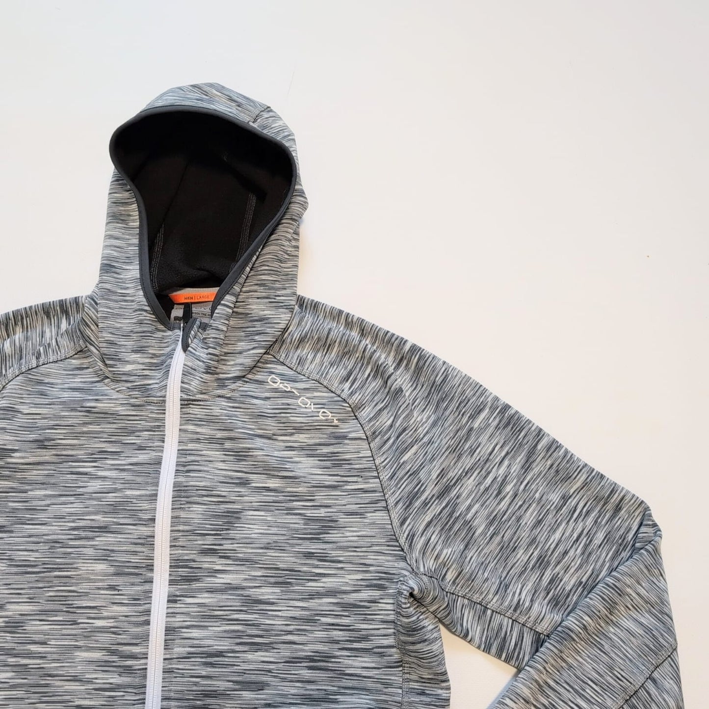 Jacke Ortovox Merino inside (L Herren) Fleece Hoodie grau meliert