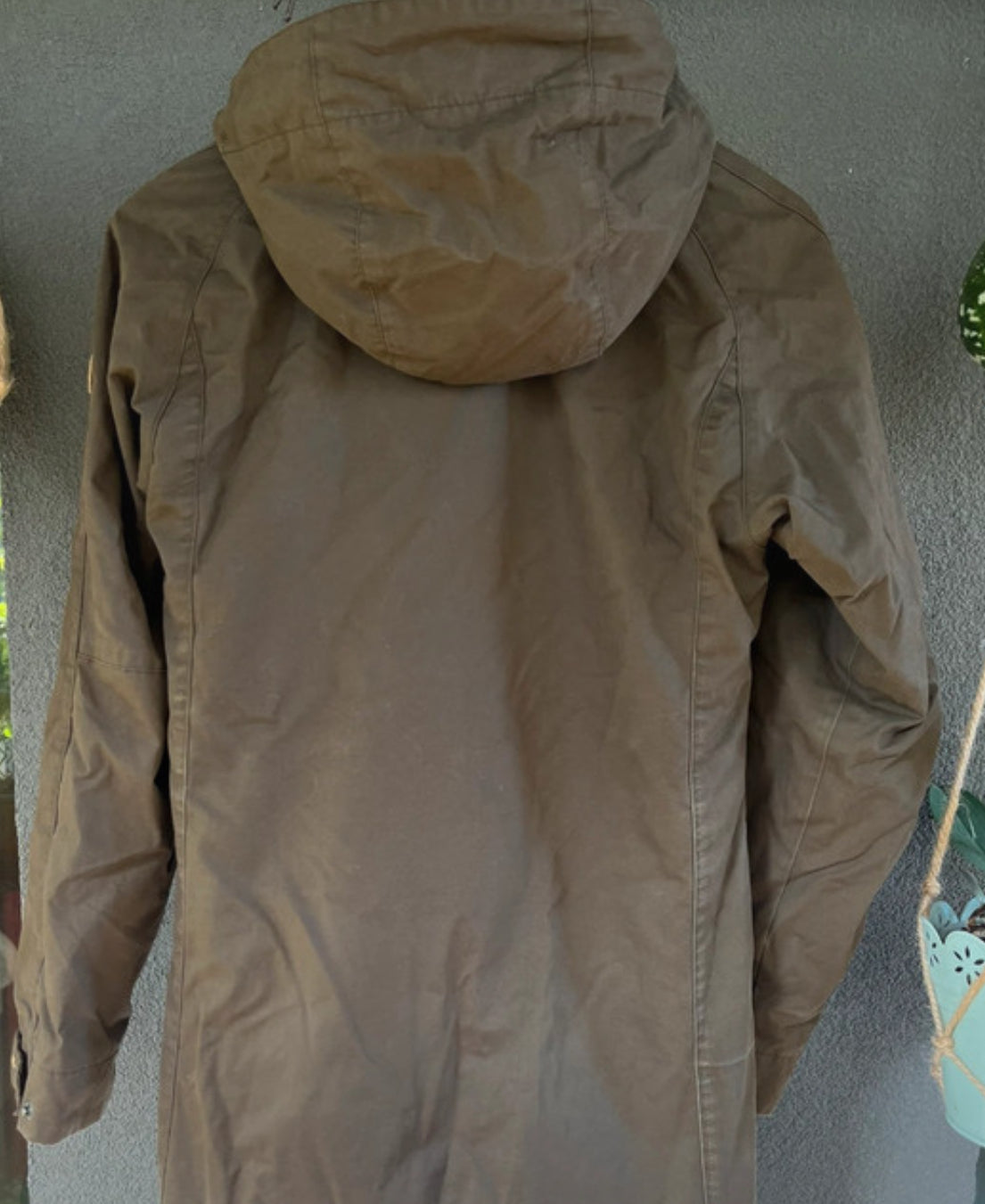 Gefütterte Jacke von Fjällräven (XS Damen) Winter Parka G-1000 braun