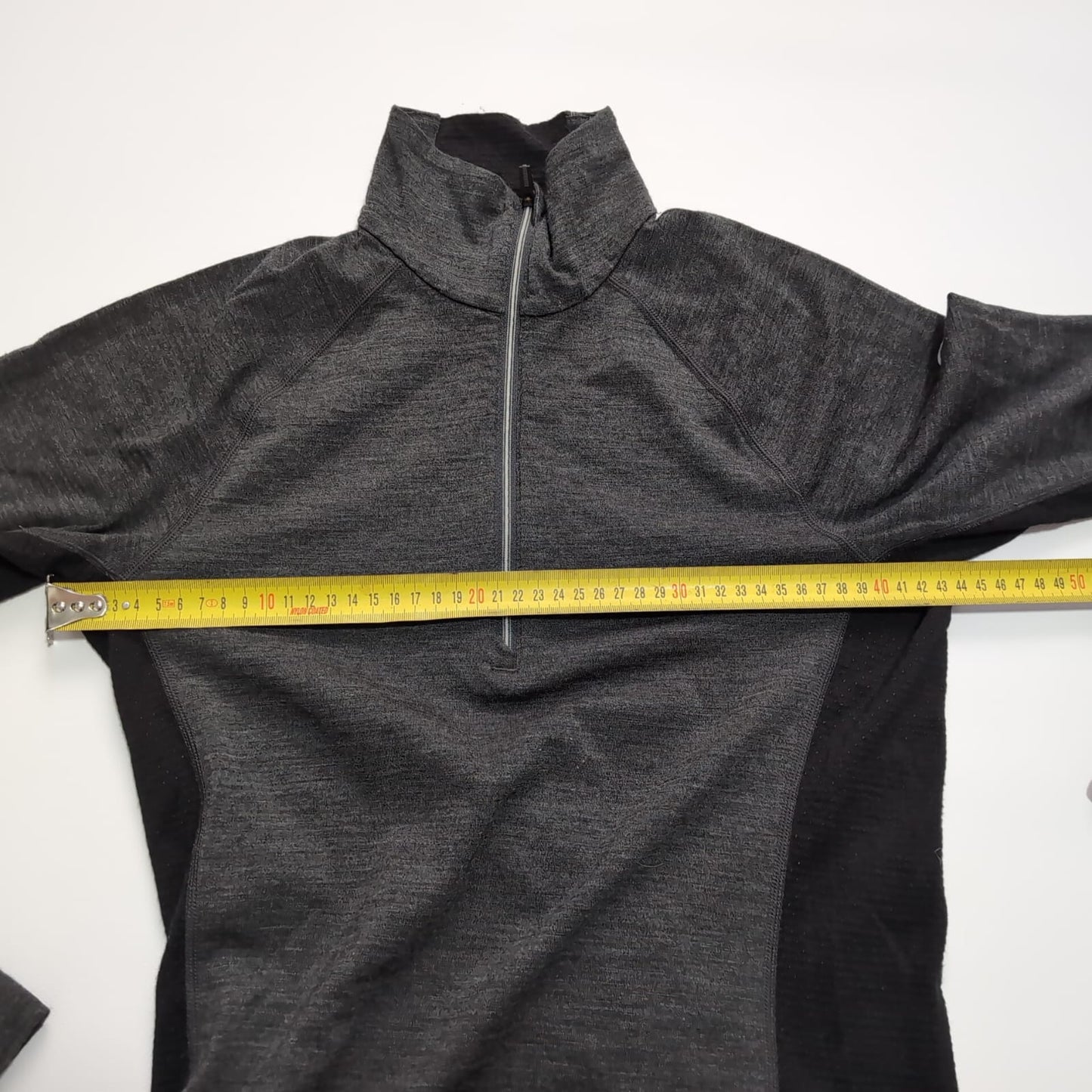 Longsleeve von Icebreaker (S Herren / M Damen) Merino Zone Neck Zip grau schwarz