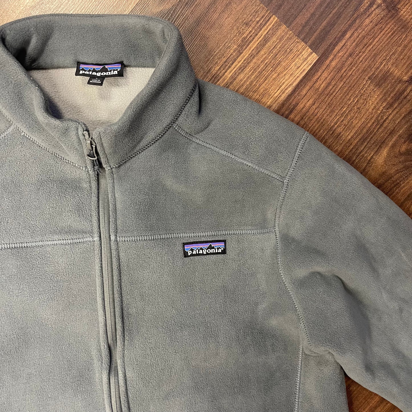 Patagonia Fleece Jacke (L Herren, Unisex) grau extrawarm