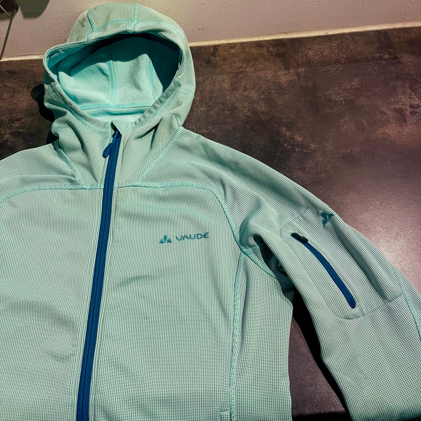 Fleecejacke von Vaude (L / XL Damen) Hoodie türkis