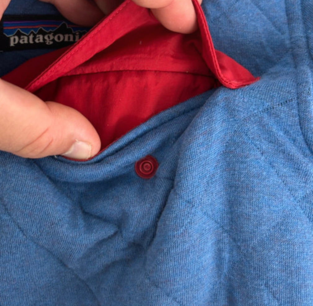 Patagonia Pullover (S Herren) Organic Cotton blau