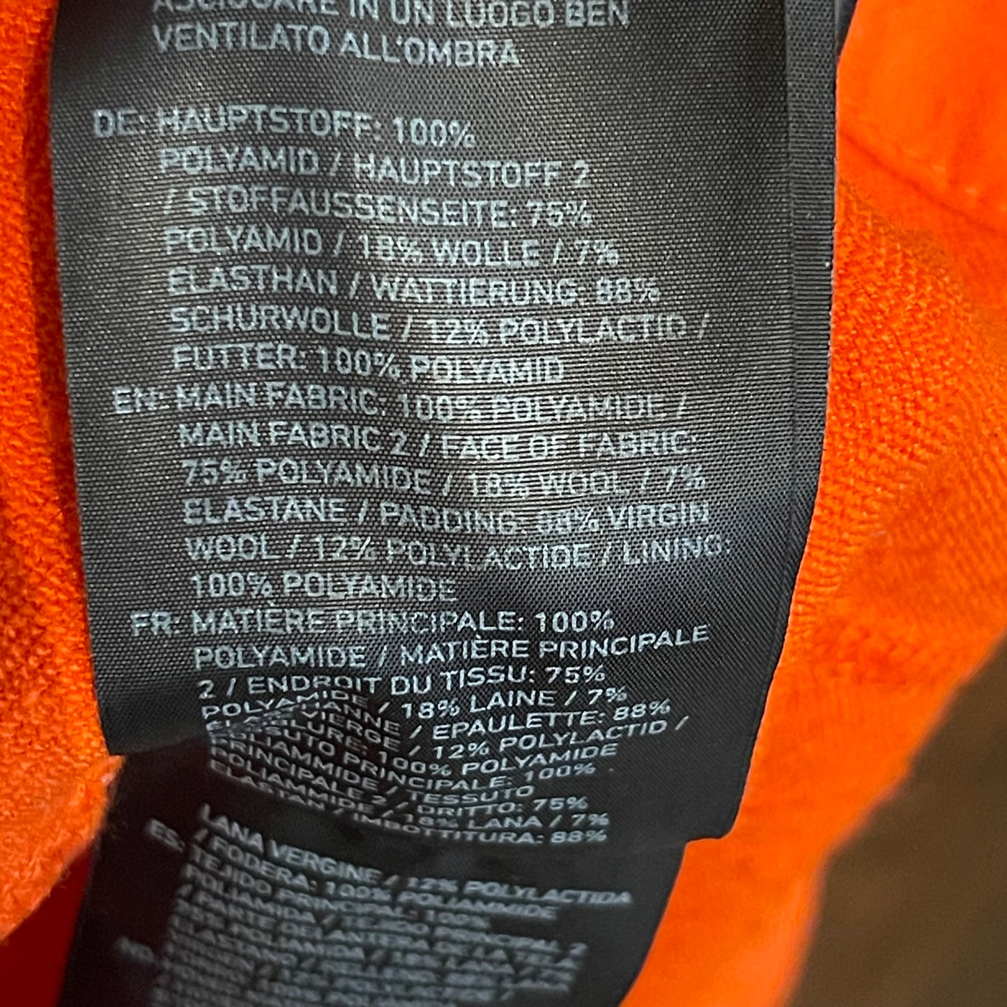 Ortovox Hybrid Jacke Merino inside (M bis L: 50 Herren) orange