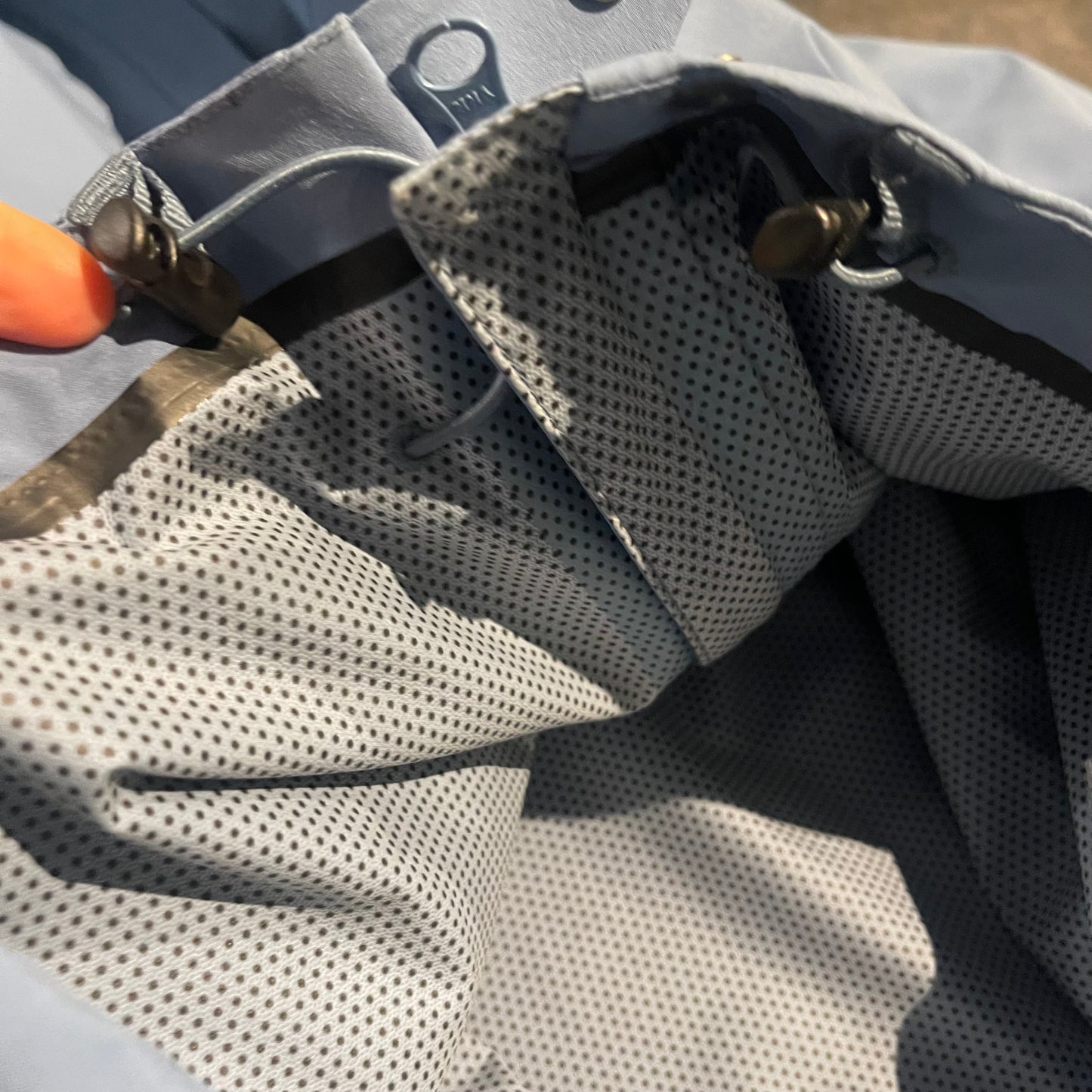 Fjällräven 2,5L Regen Jacke (L Damen) HYDRATIC JACKET stahlblau