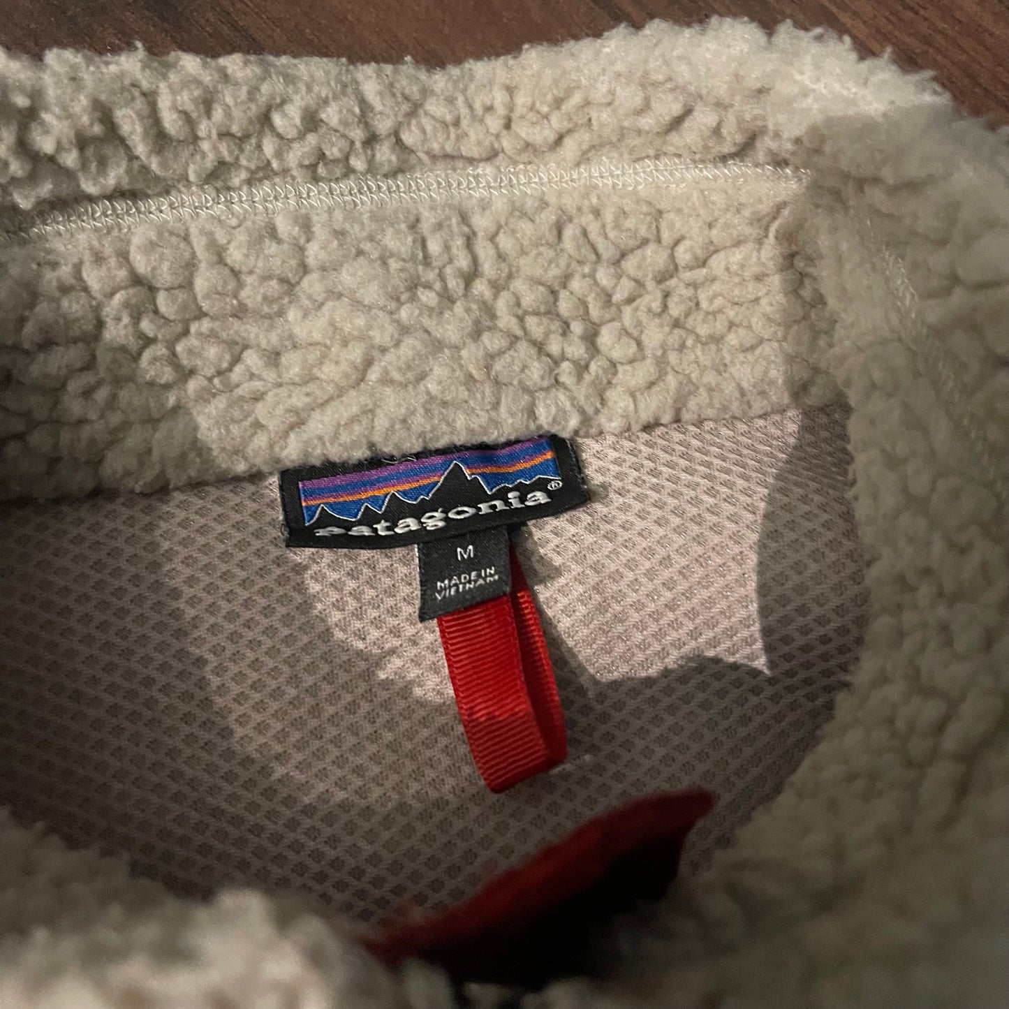 Retro Pile Weste von Patagonia (M Herren) Teddy Fleece creme