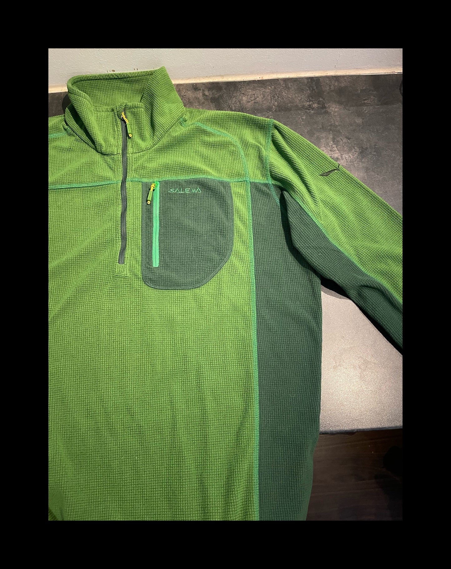 Fleece Pullover von Salewa (XL /XXL Herren) Sweatshirt Polarlite grün