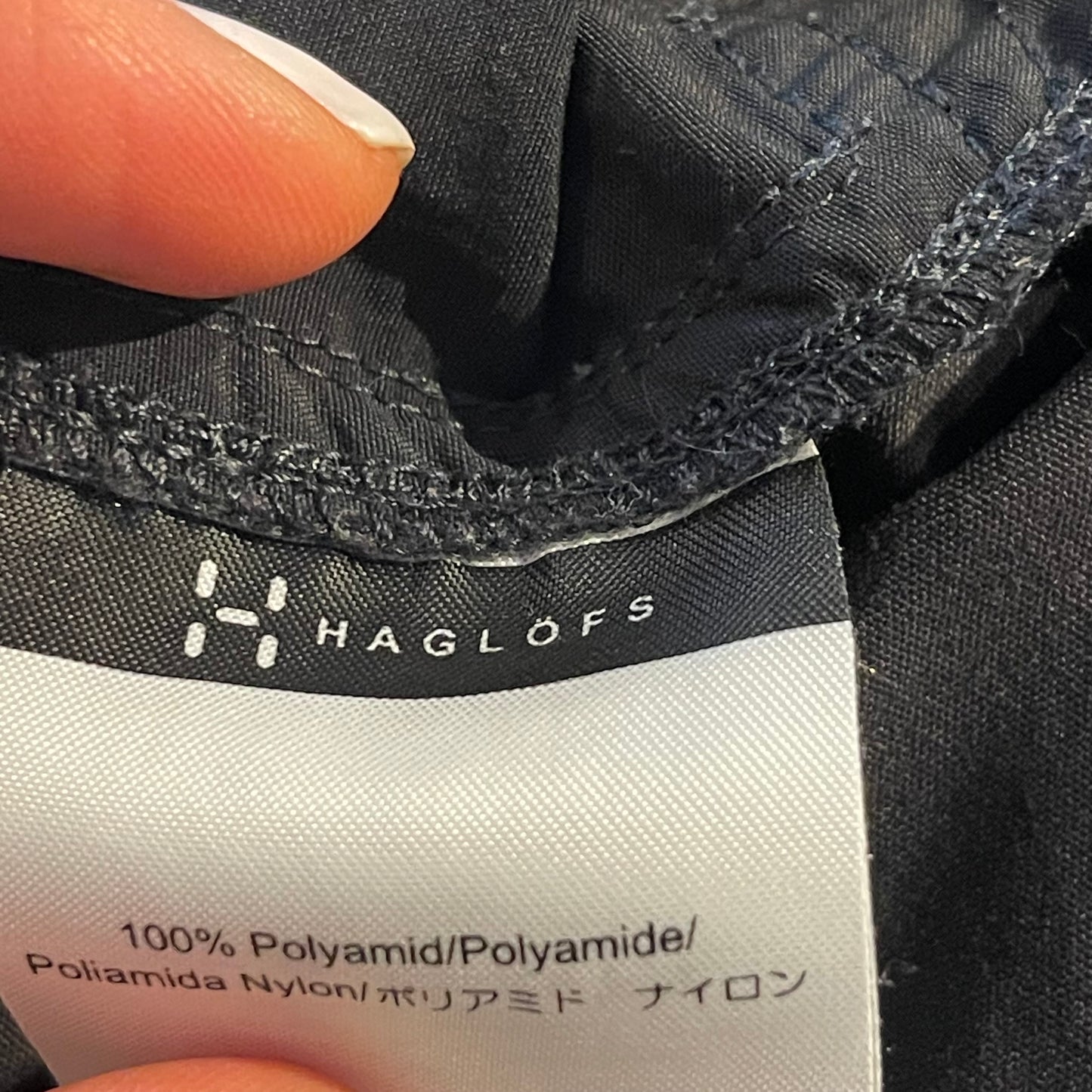 Leichte Trekking- Hose von Haglöfs (M Damen) schwarz