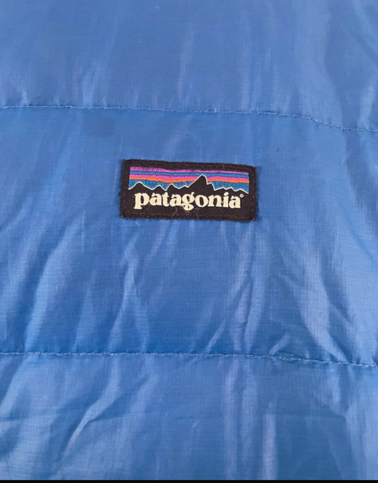 Daunen Jacke von Patagonia (M Herren ) blau mit Kapuze