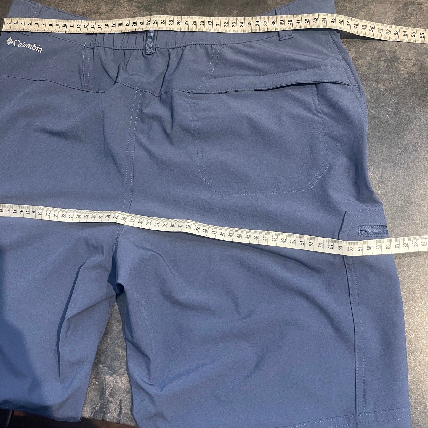 Kurze Hose von Columbia (L Herren /XL Damen) Shorts Stretch blau