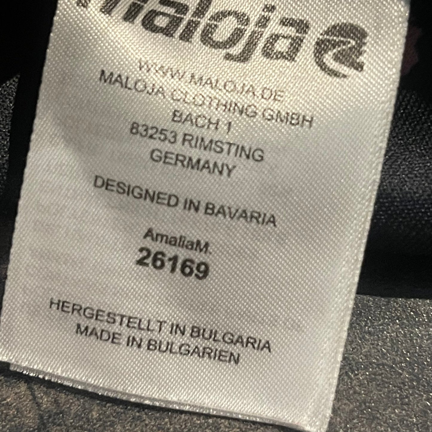 Extraleichte Jacke von Maloja (S Damen) Softshell dunkelblau Blumen Print