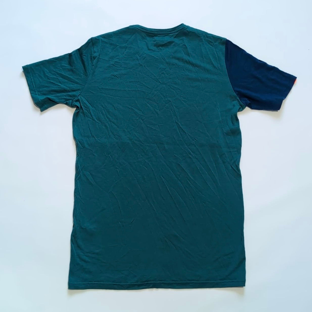 100% Merino T-Shirt von Ortovox (XL Herren) türkis blau Rock'n'Wool