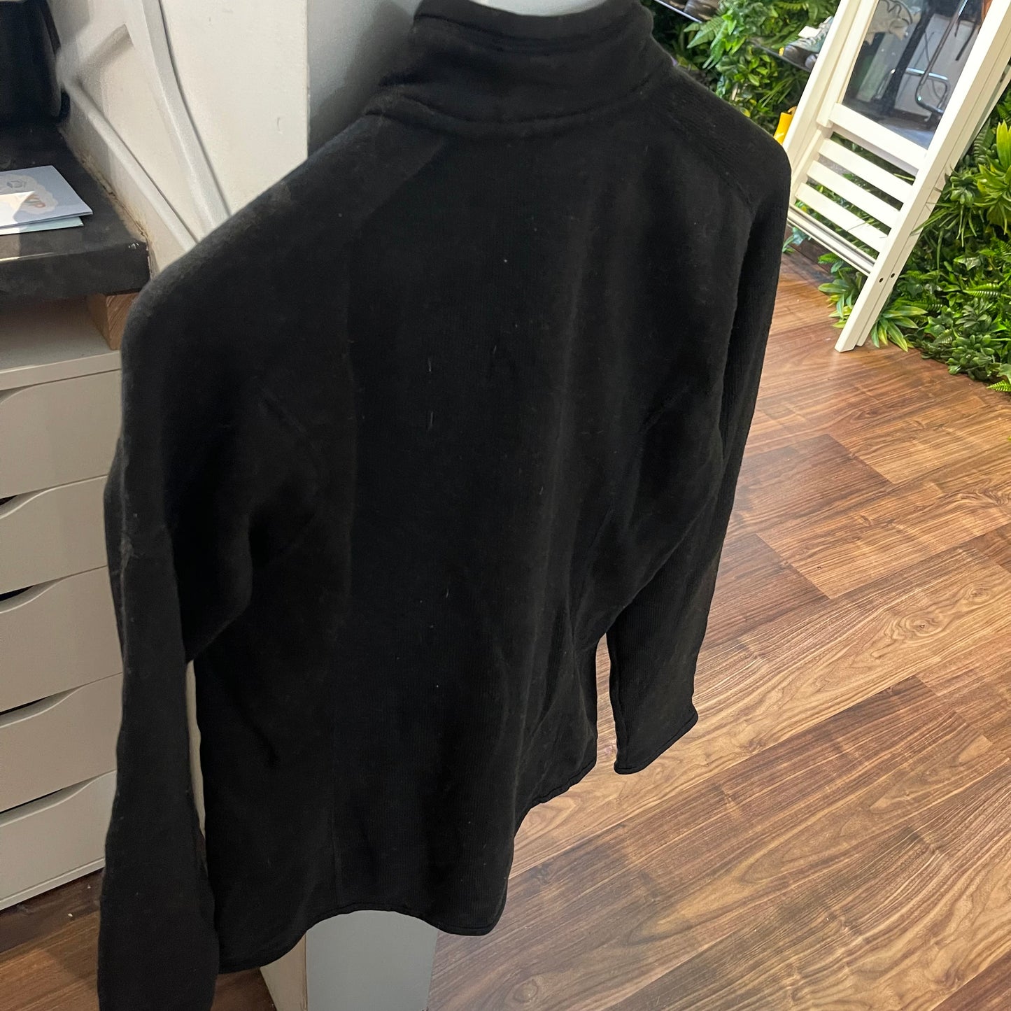 Fleecejacke von Patagonia (L Damen) Zipper Sweatshirt Better Sweater schwarz