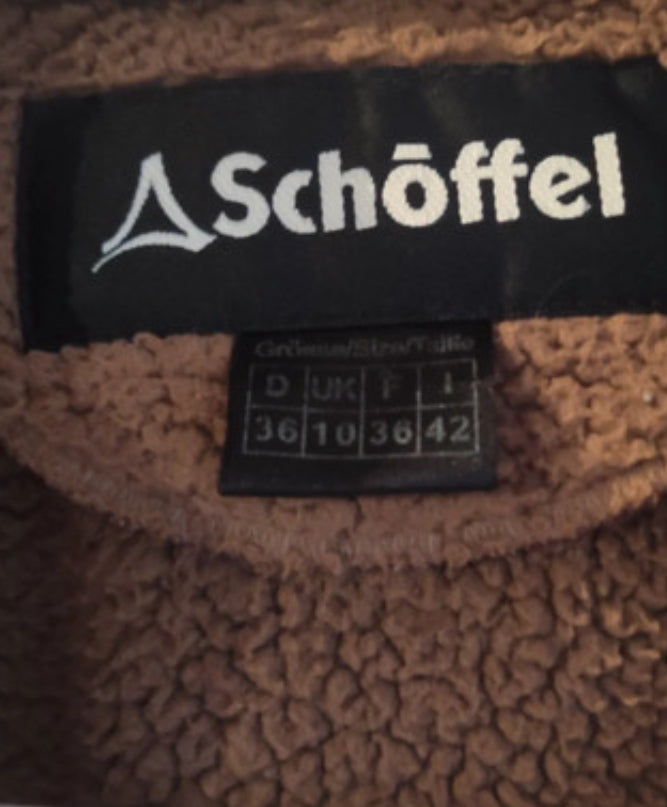 Gefütterte Softshell Jacke von Schöffel (S Damen) bordeaux / Aubergine