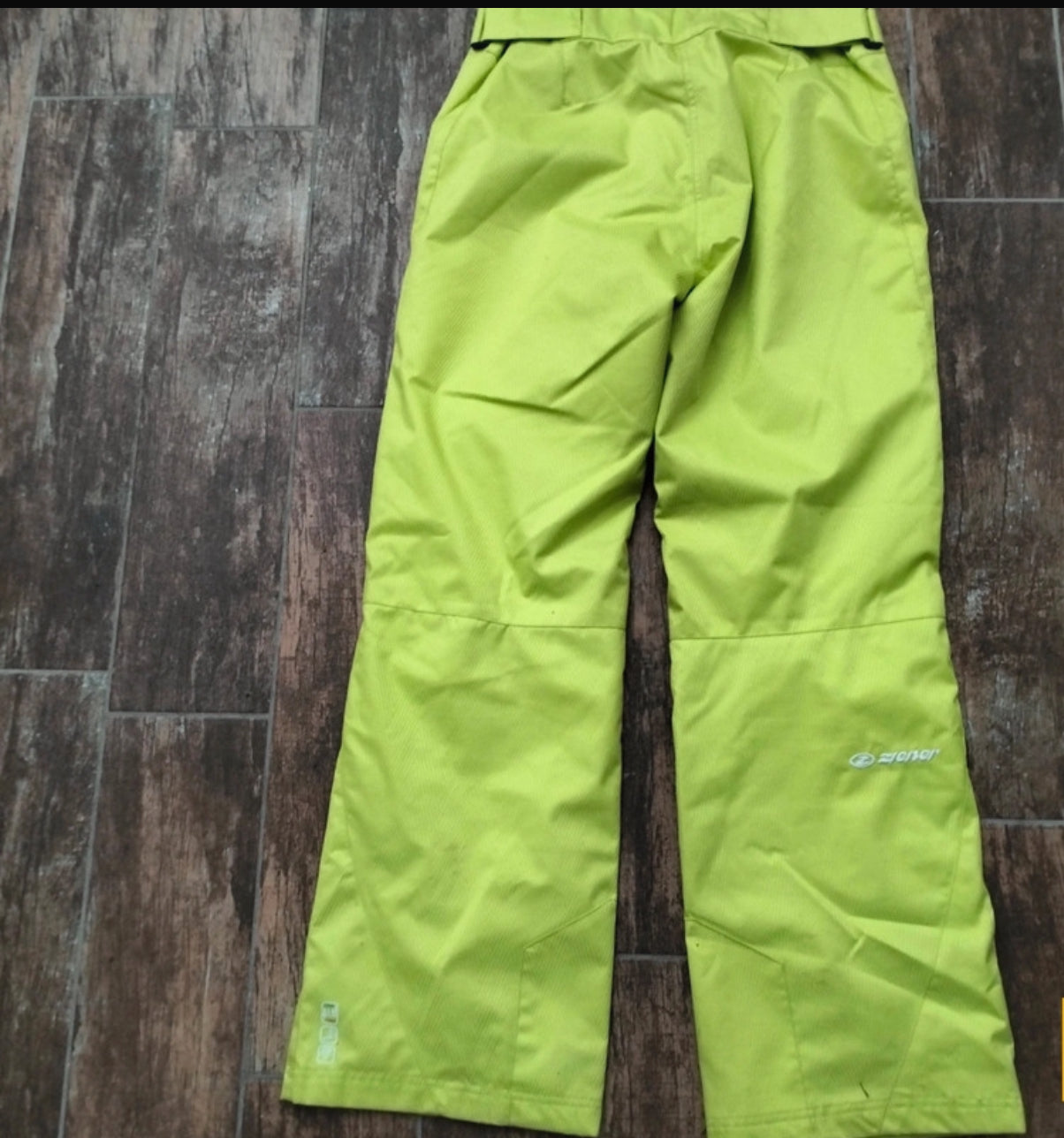 Ski / Freeride Hose Ziener (XL Damen) gelb - grün