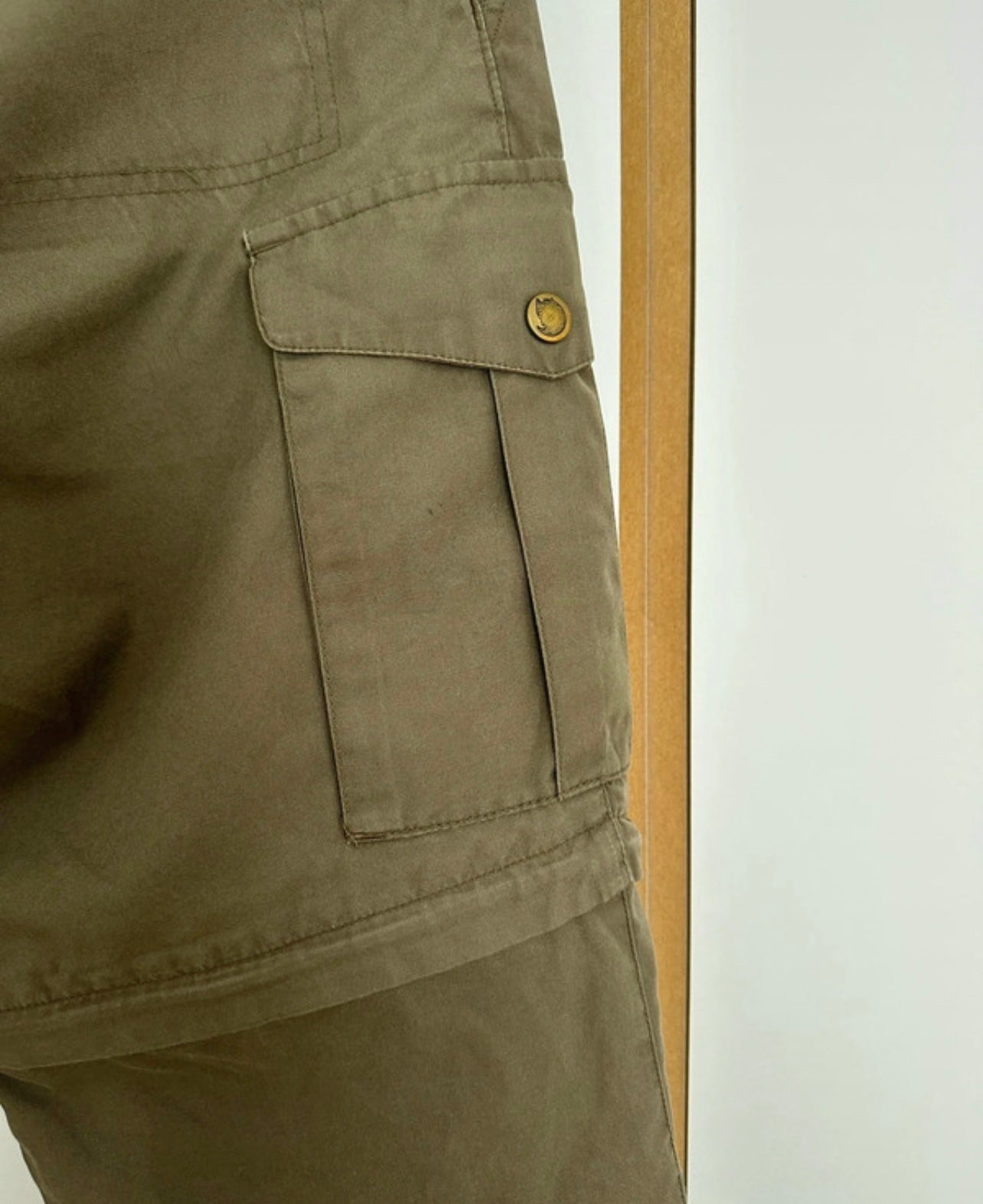 2in1 Outdoor Hose von Fjällräven (S Damen ) Karla Zip-Off khaki
