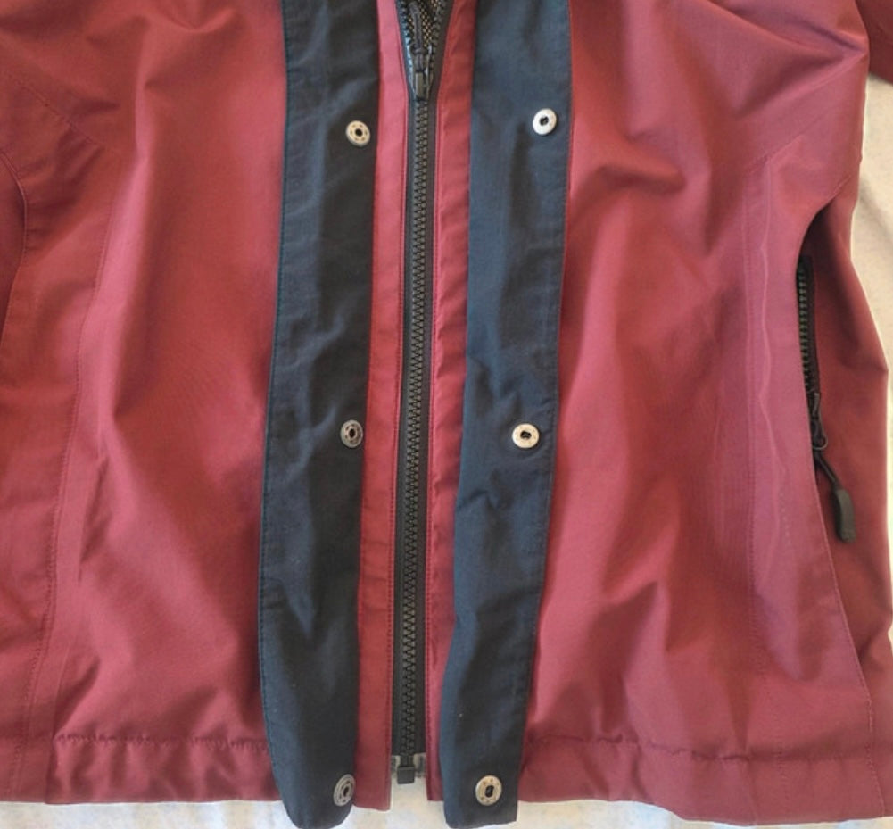 3in1 Jacke von Salewa (L Herren) wasserdicht Goretex bordeaux rot