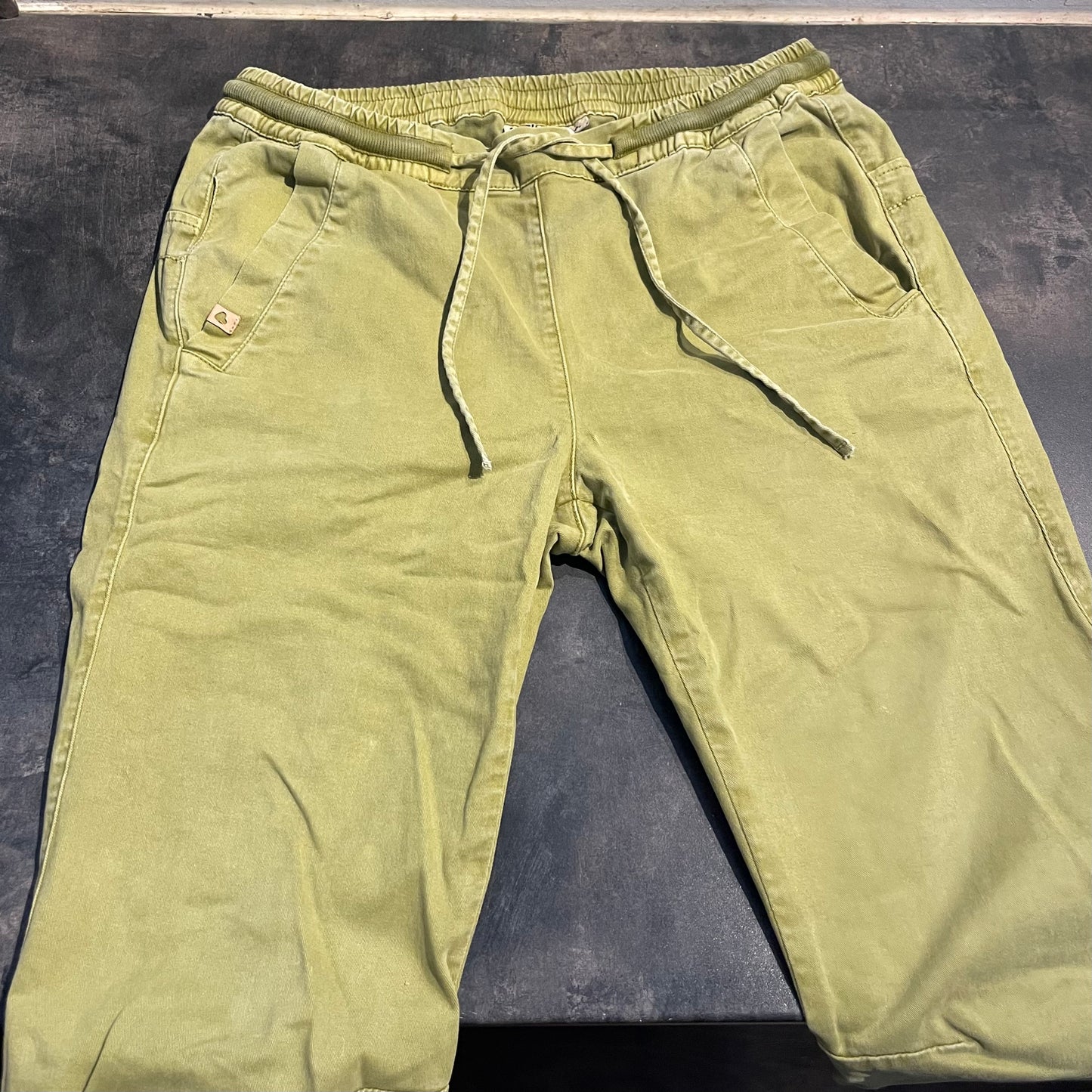 Kletter Hose von Maloja (S Damen) Baumwolle olive