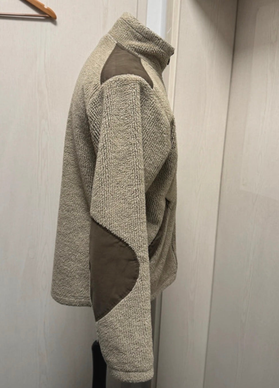 Zip Fleece Jacke Fjällräven (M Herren) Windstopper beige Retro Pile - wanderlich.com