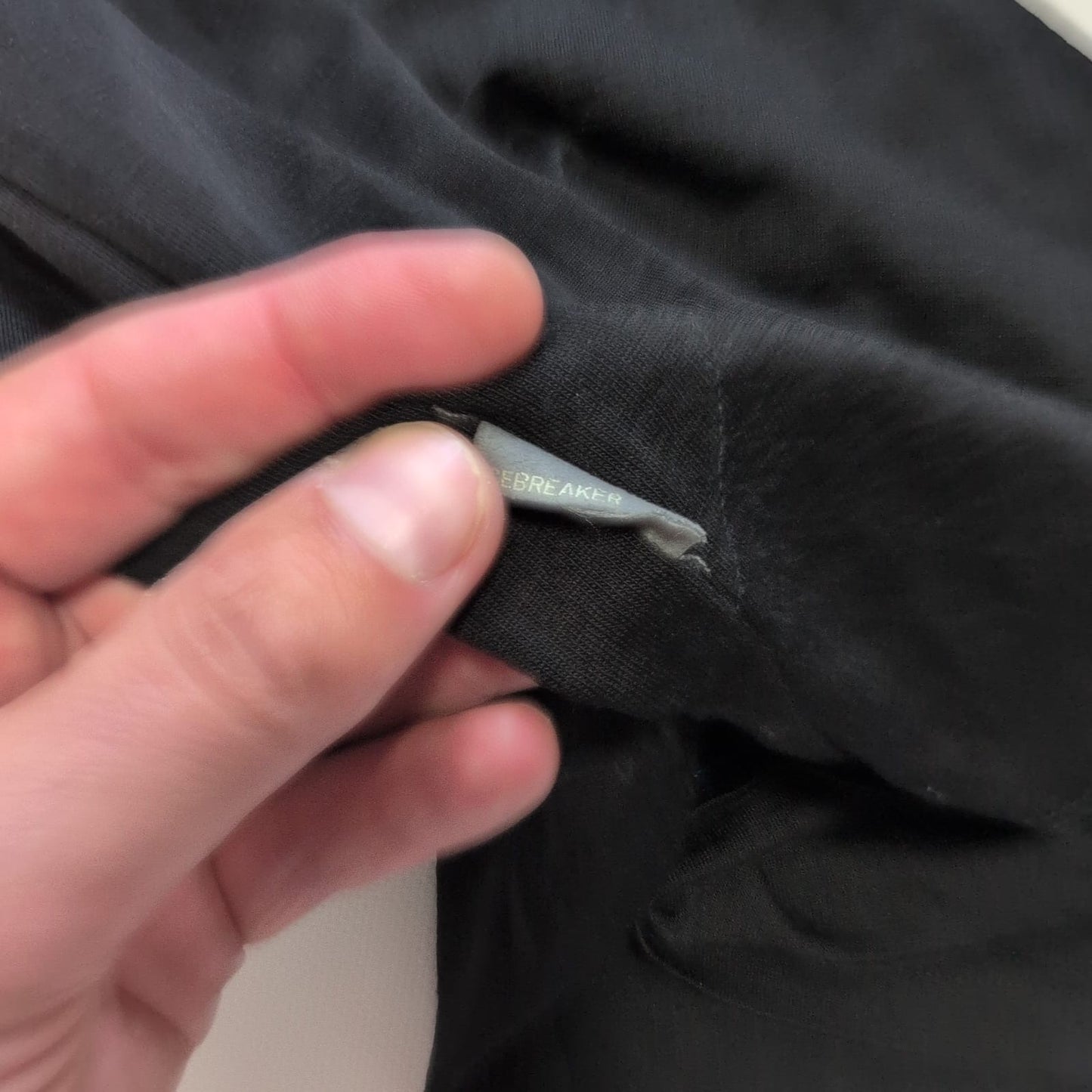 Merino Longsleeve von Icebreaker (M Herren) Langarmshirt schwarz