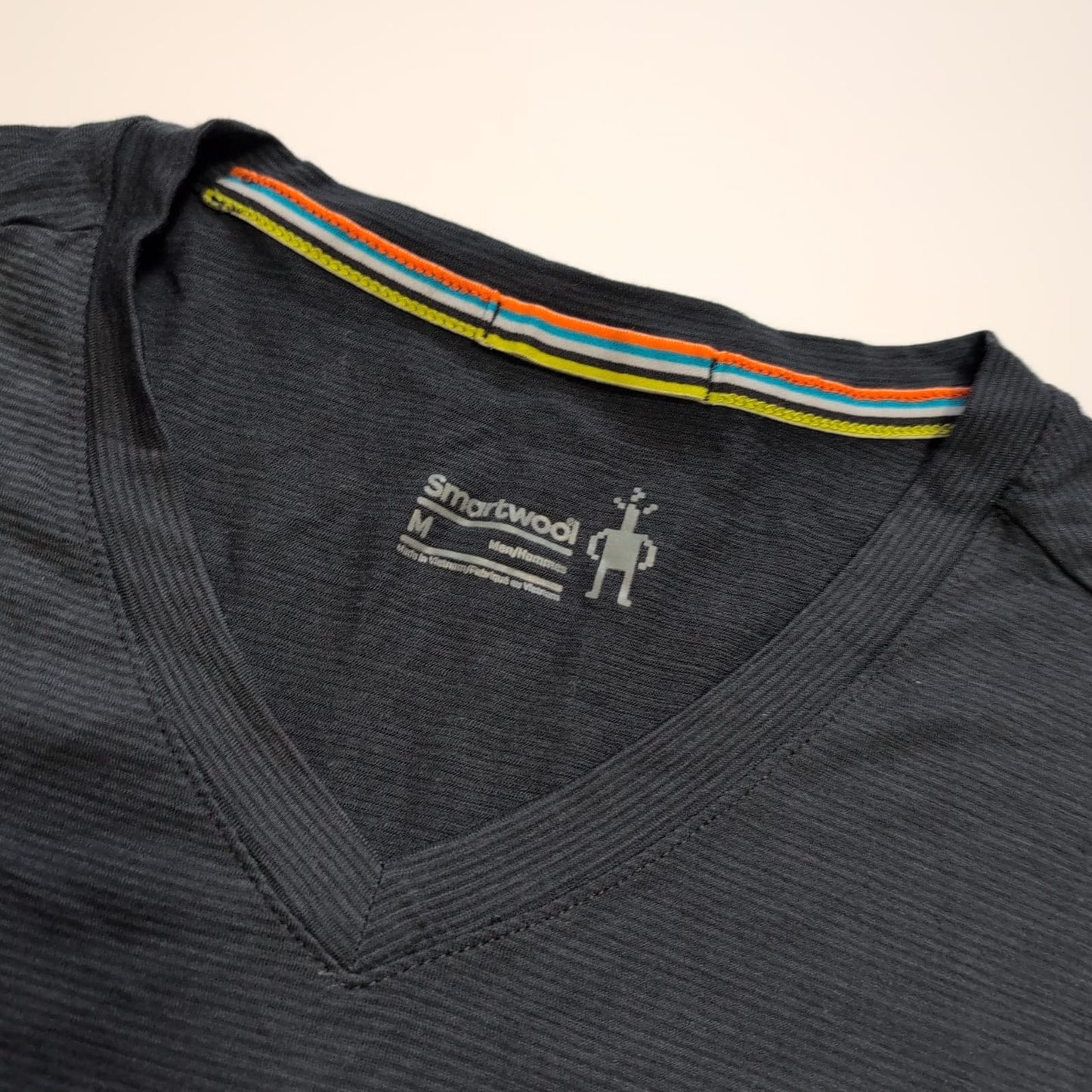 T-Shirt von Smartwool pure Merino (M Herren) schwarz