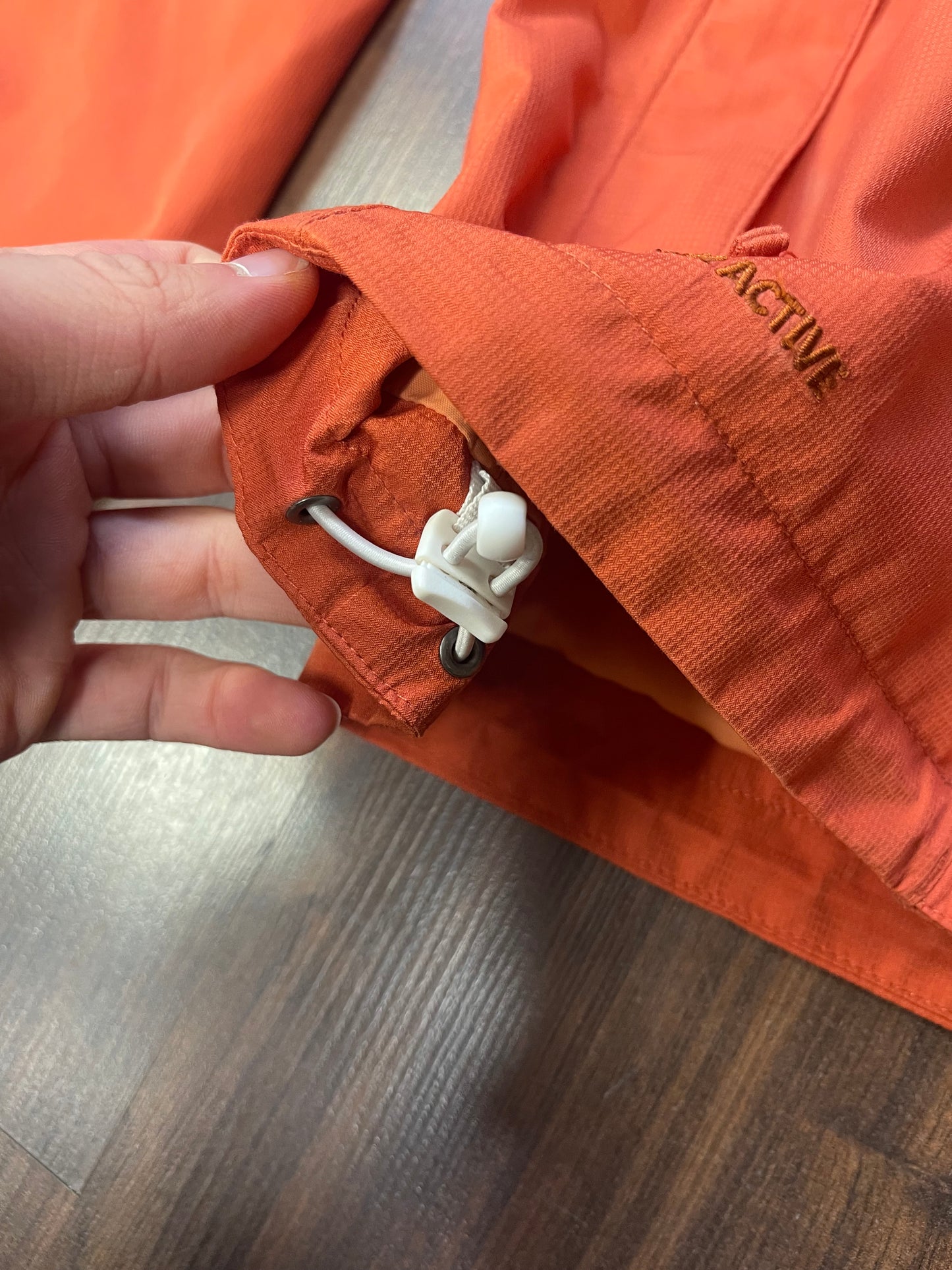 Regen Jacke von Vaude (S Damen) Funktionsjacke wasserdicht Terrakotta