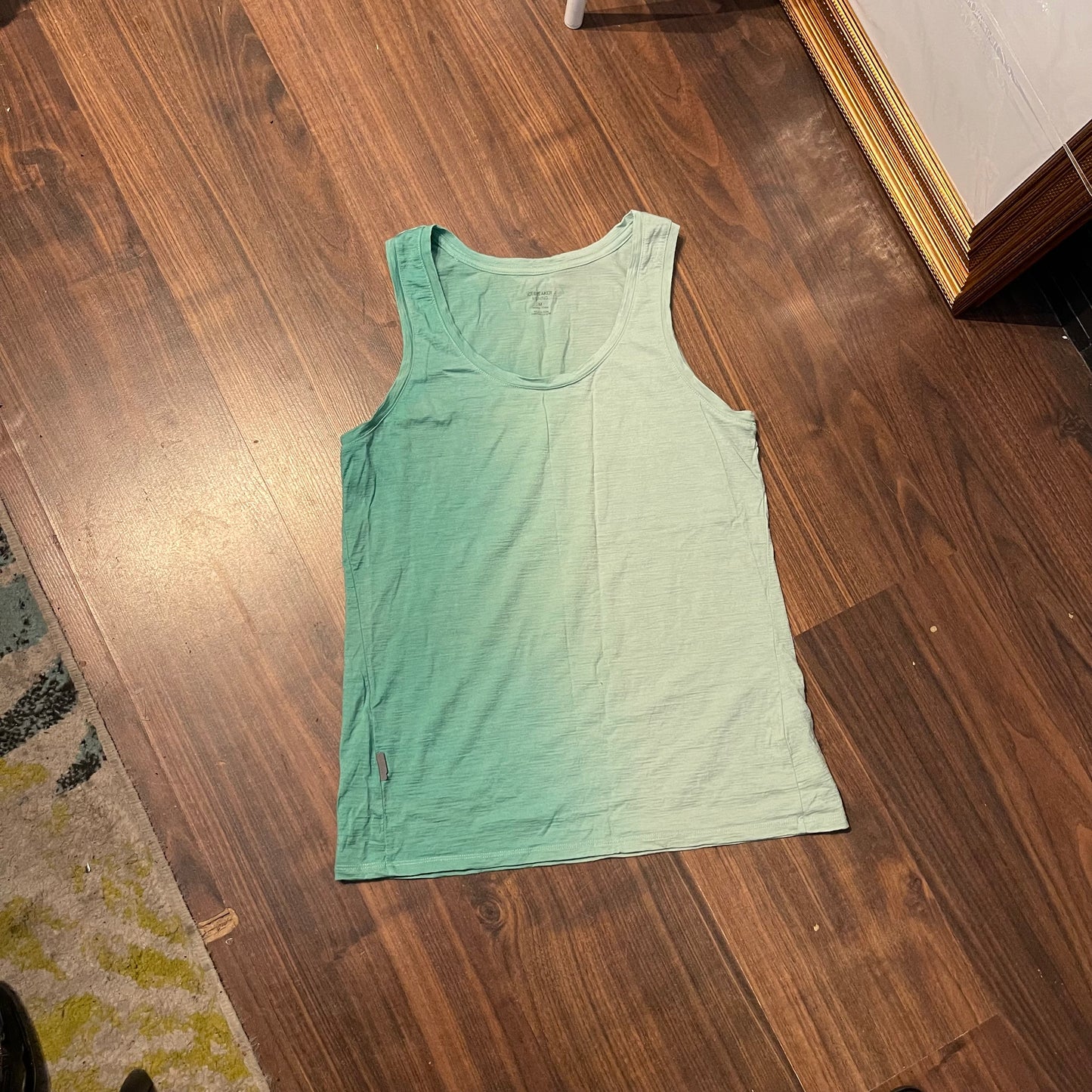 Tank Top ( M ) von Icebreaker 100% Merino Sport Shirt türkis
