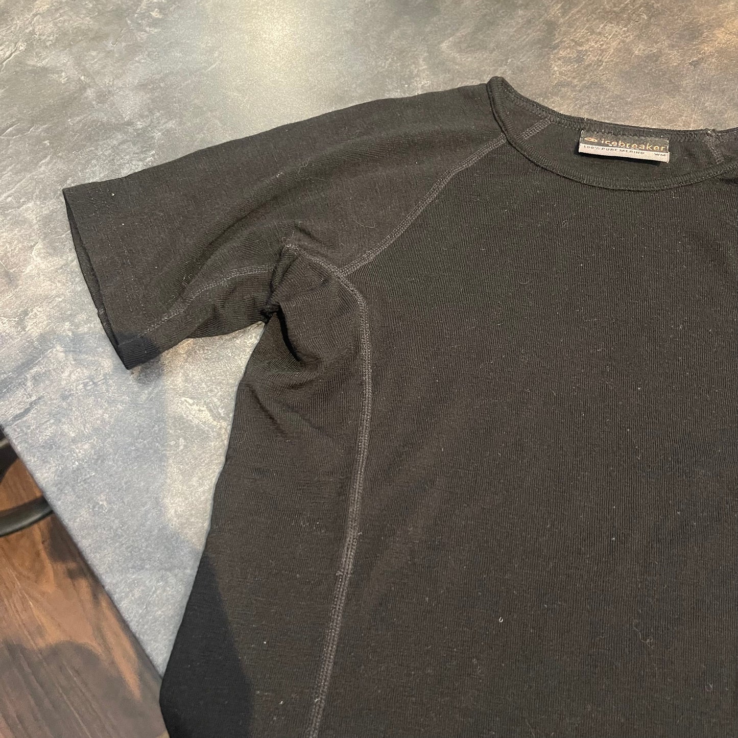 Pure Merino T-Shirt von Icebreaker 200 ( M Damen) Baselayer schwarz