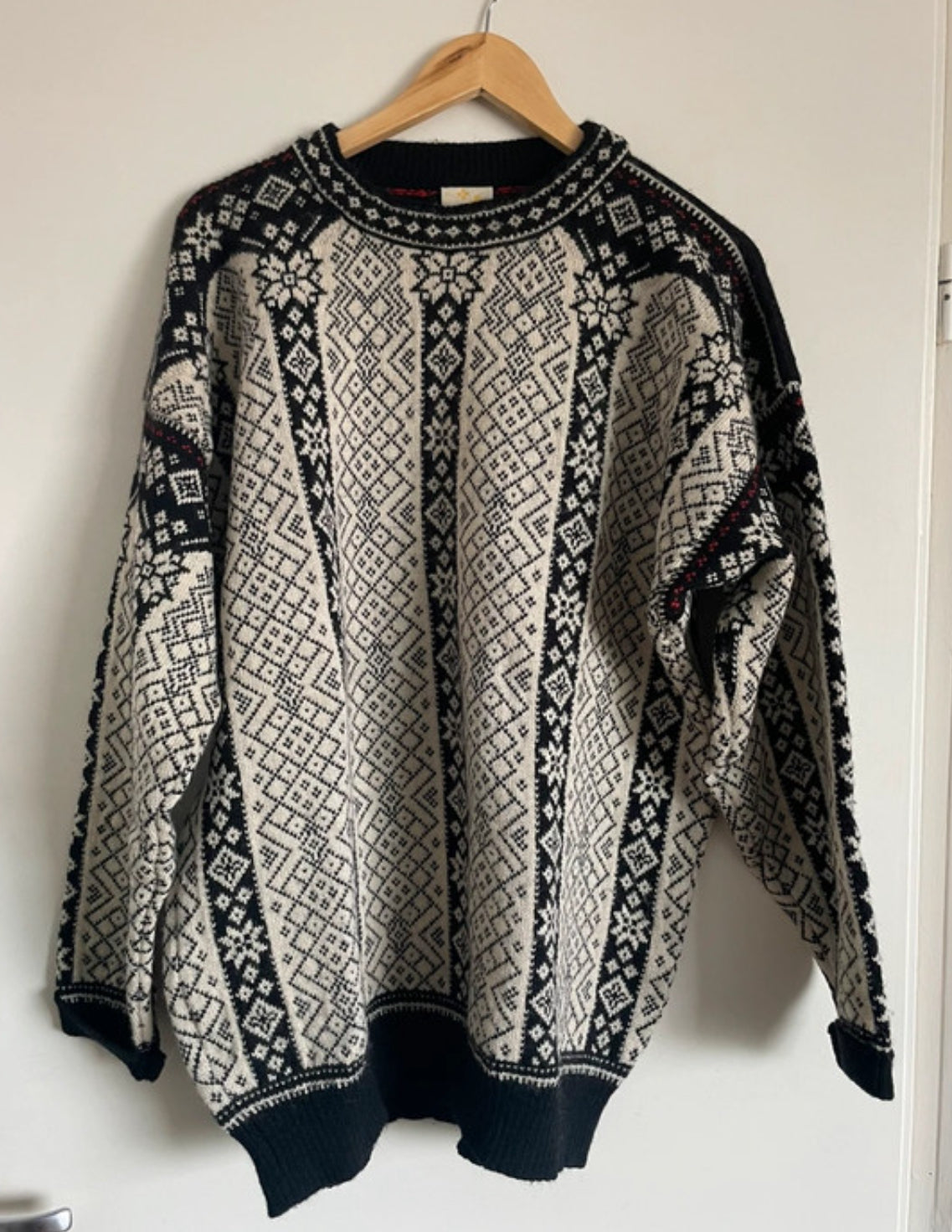 Strick Pullover von Dale of Norway (XL /XXL) schwarz weiß