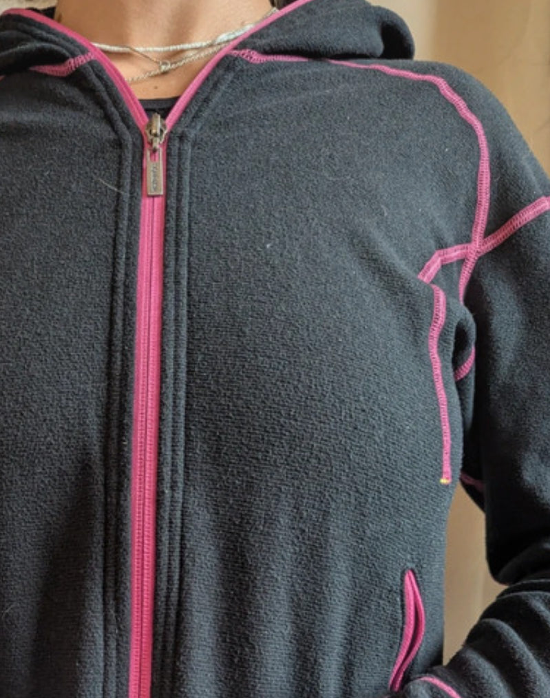 Fleece Jacke von Norrøna (M Damen) Zip Hoodie Warm1 schwarz